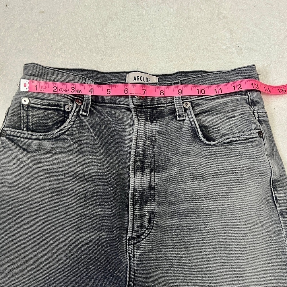 AGOLDE Charcoal Pinch Waist Skinny Jean - Size 27 - Picture 8 of 10